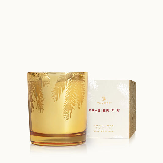 Frasier Fir Gilded Gold Poured Candle Thymes Holiday thymes-frasier-fir-gilded-poured-candle-pine-needle-gold-TH03535241507