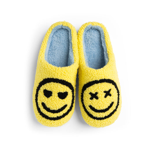 Lounge Out Loud Love Me Or Hate Me Super Fuzzy Slipper Slides Large DM Merchandising Footwear tlflol-u36_03