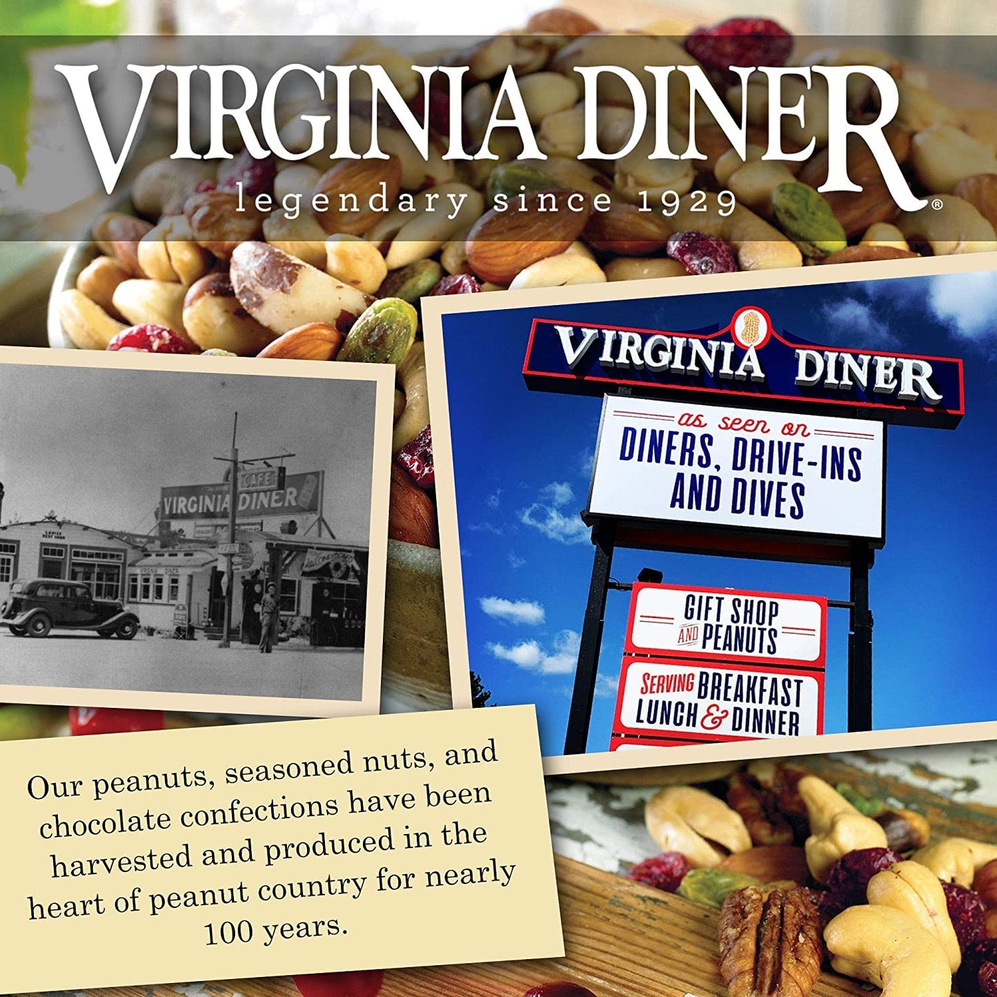 Old Bay Seasoned Peanuts 9oz Virginia Diner Gourmet virginia-diner-nuts-edgewater-maryland-shop-painted-cottage-4