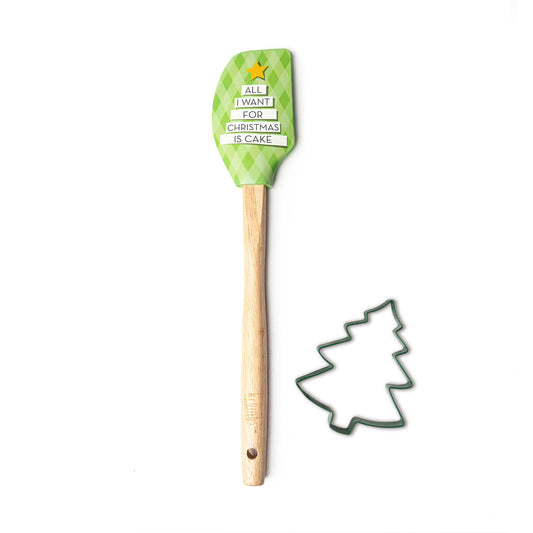 Christmas Spatula Cookie Cutter Set - All I Want For Christmas