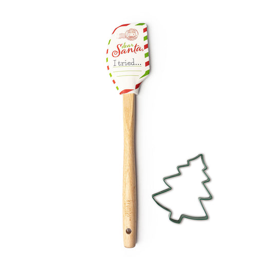 Christmas Spatula Cookie Cutter Set - Dear Santa