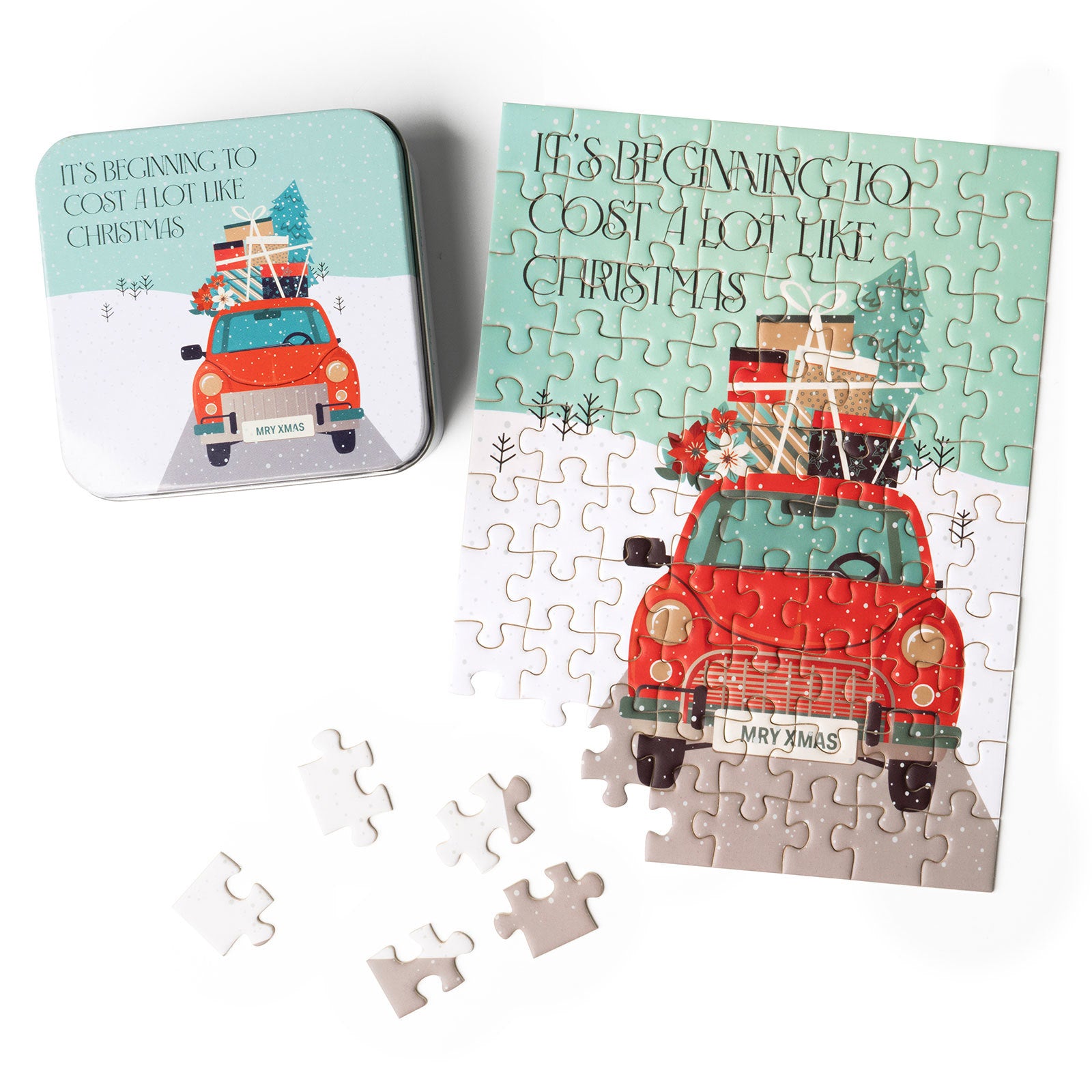 Holiday Mini Puzzle - Cost Alot DM Merchandising Holiday xpuzz24_04