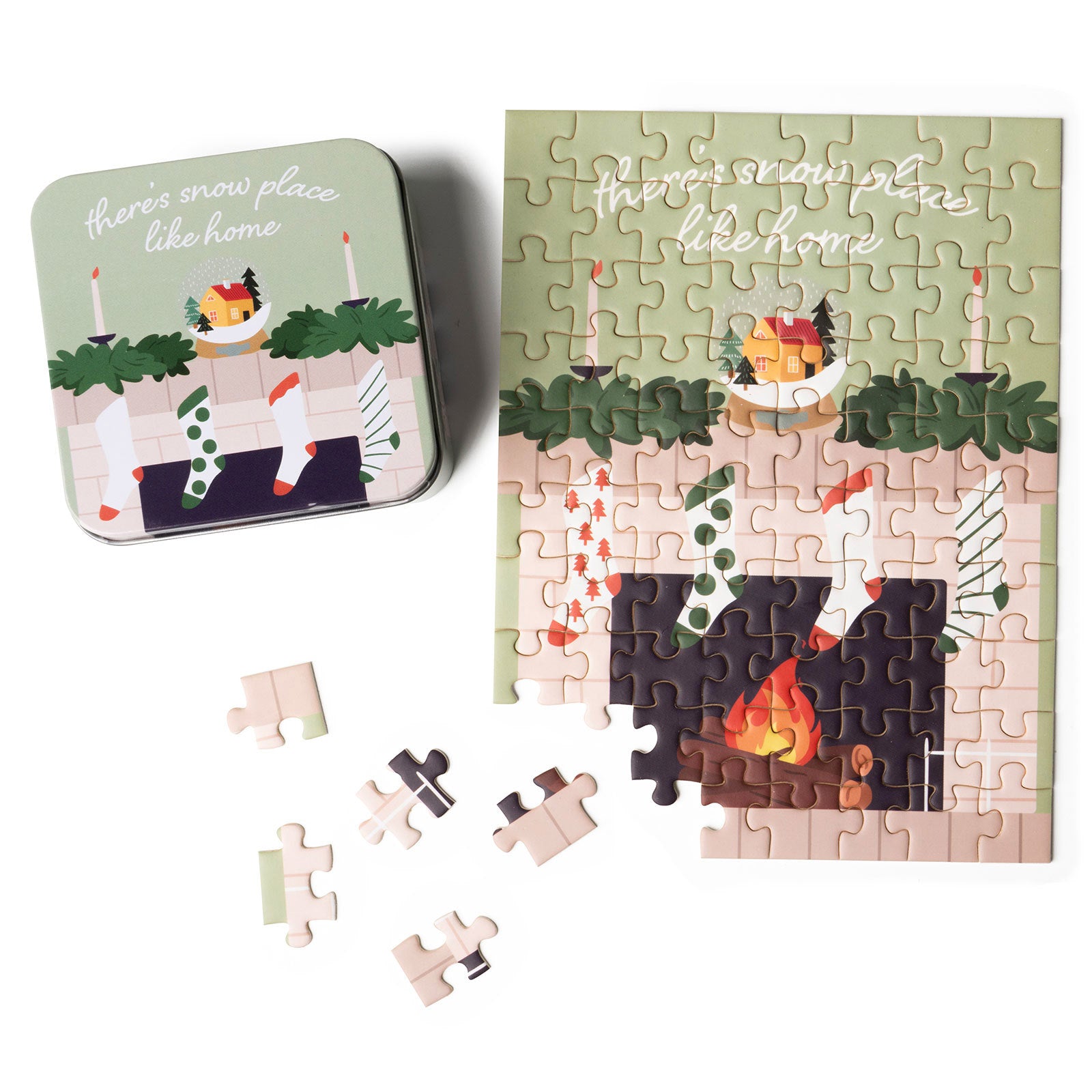 Holiday Mini Puzzle - Snow Place Like Home DM Merchandising Holiday xpuzz24_08