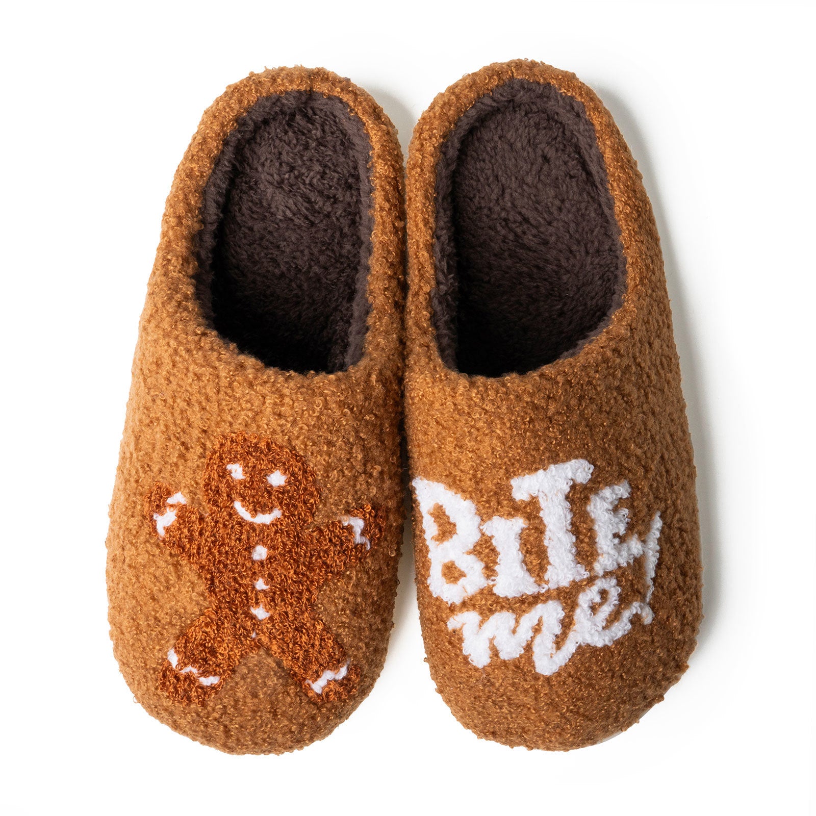 Holiday Lounge Out Loud Super Comfy Slippers- Bite Me Large DM Merchandising Holiday xtlflol-b-bm_01