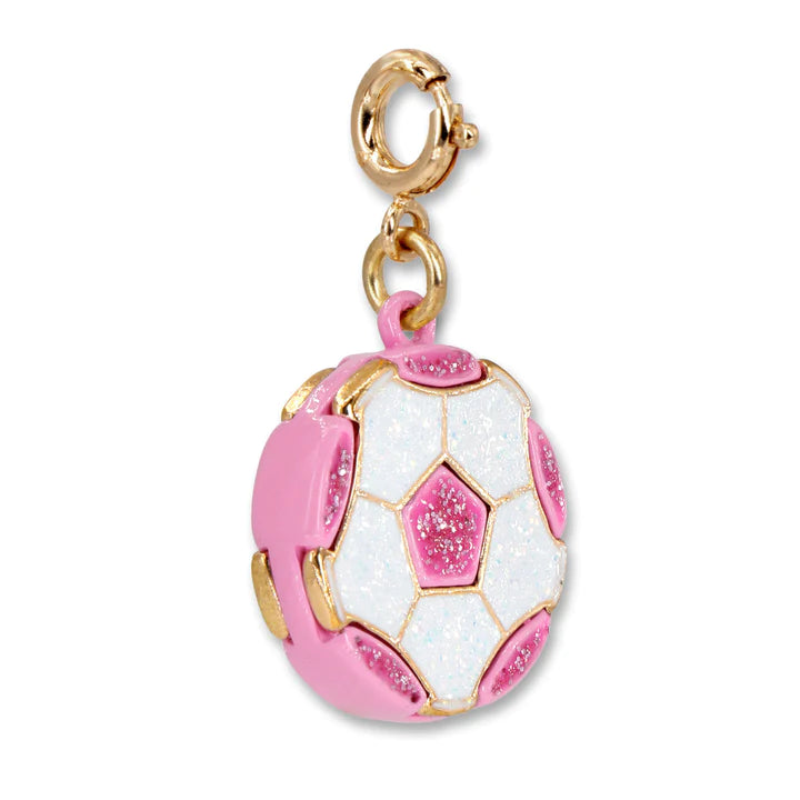 CHARM IT SOCCER BALL CHARM IT! Jewelry 1410-Gold-Glitter-Soccerball-ALT1_720x_d6e854fa-f8d9-4770-aef9-eebb8e2b9ede