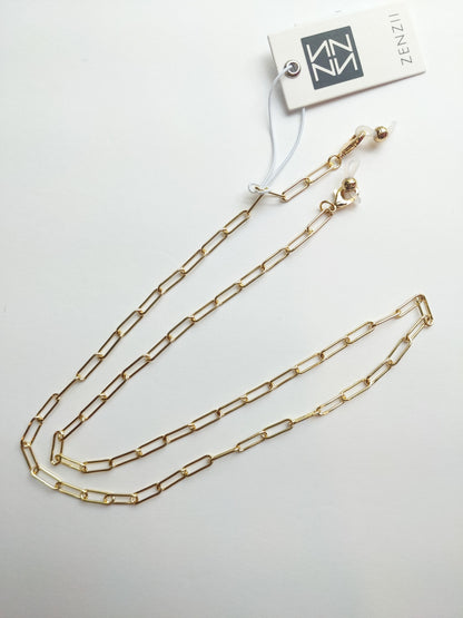 GOLD LINK COVERTIBLE MASK CHAIN