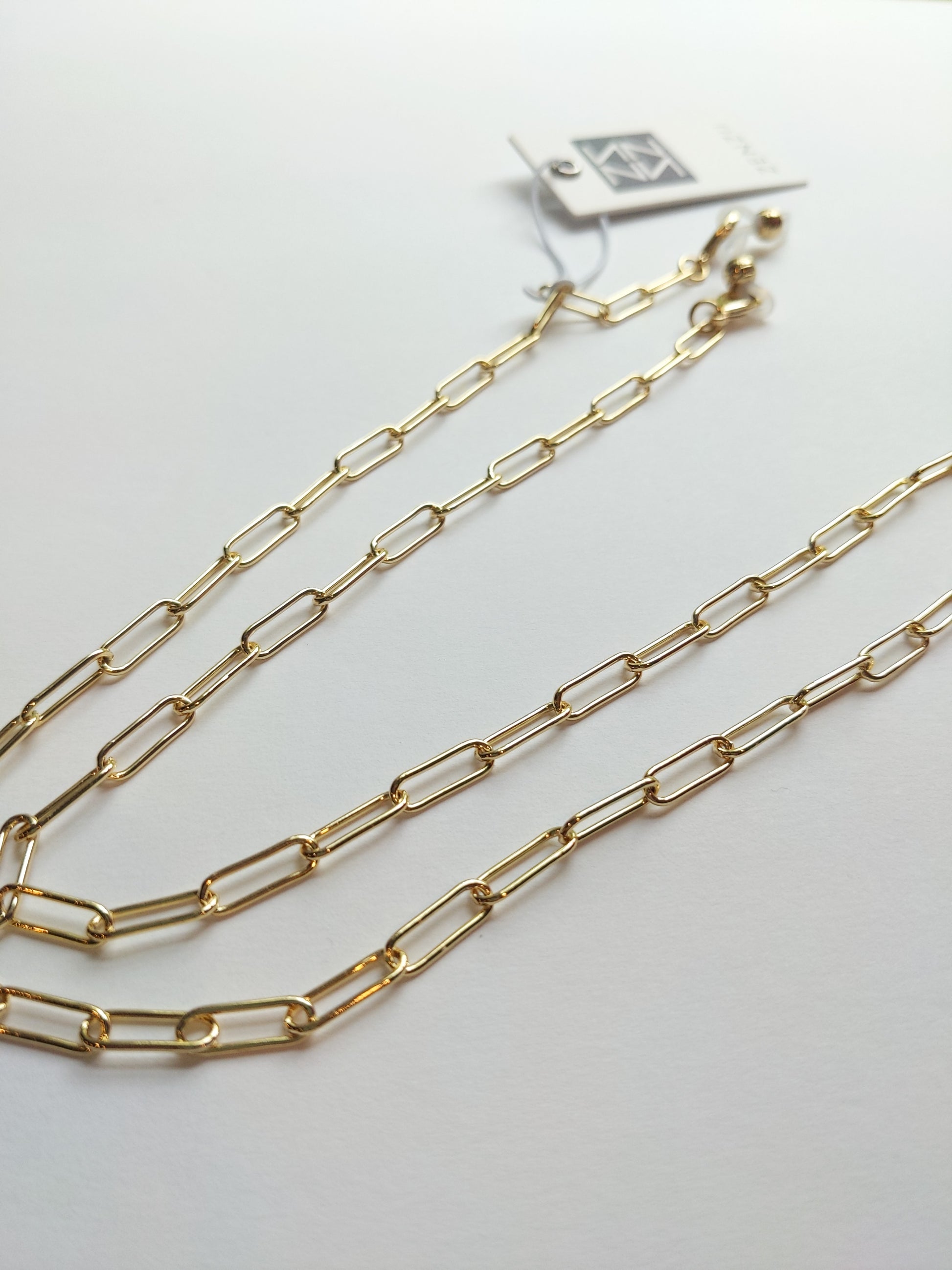 GOLD LINK COVERTIBLE MASK CHAIN ZENZII jewelry 16198187238532224481399636209593