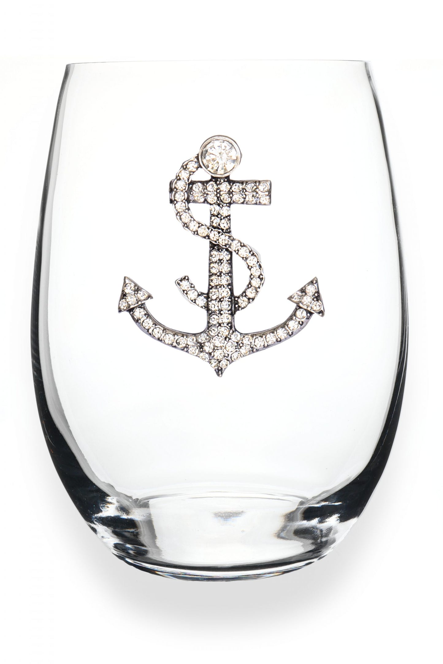 ANCHOR JEWELED STEMLESS