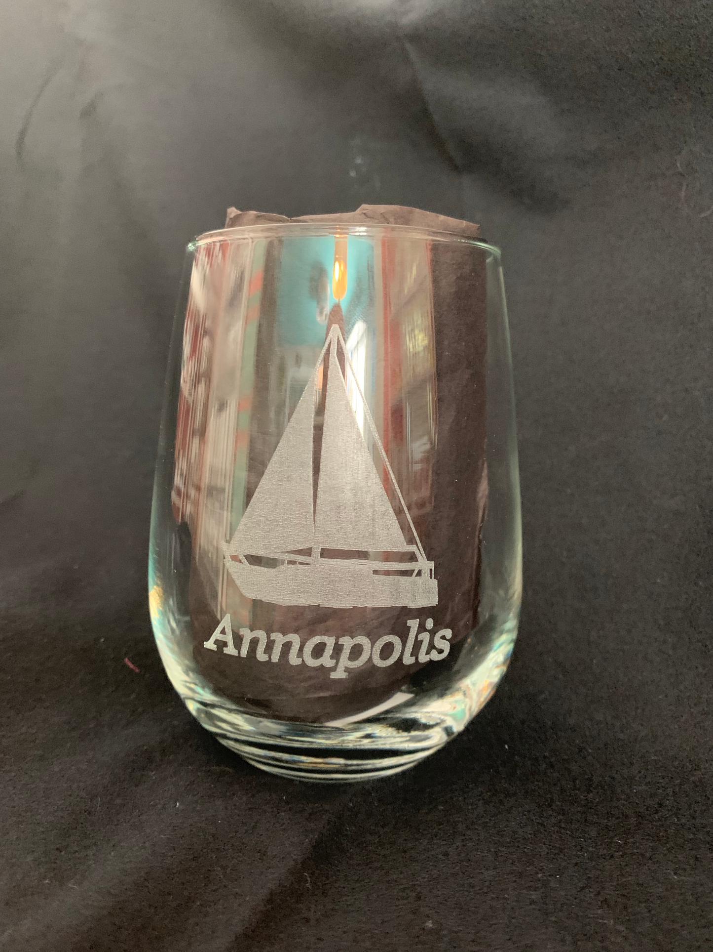 Annapolis Stemless Wine Glass