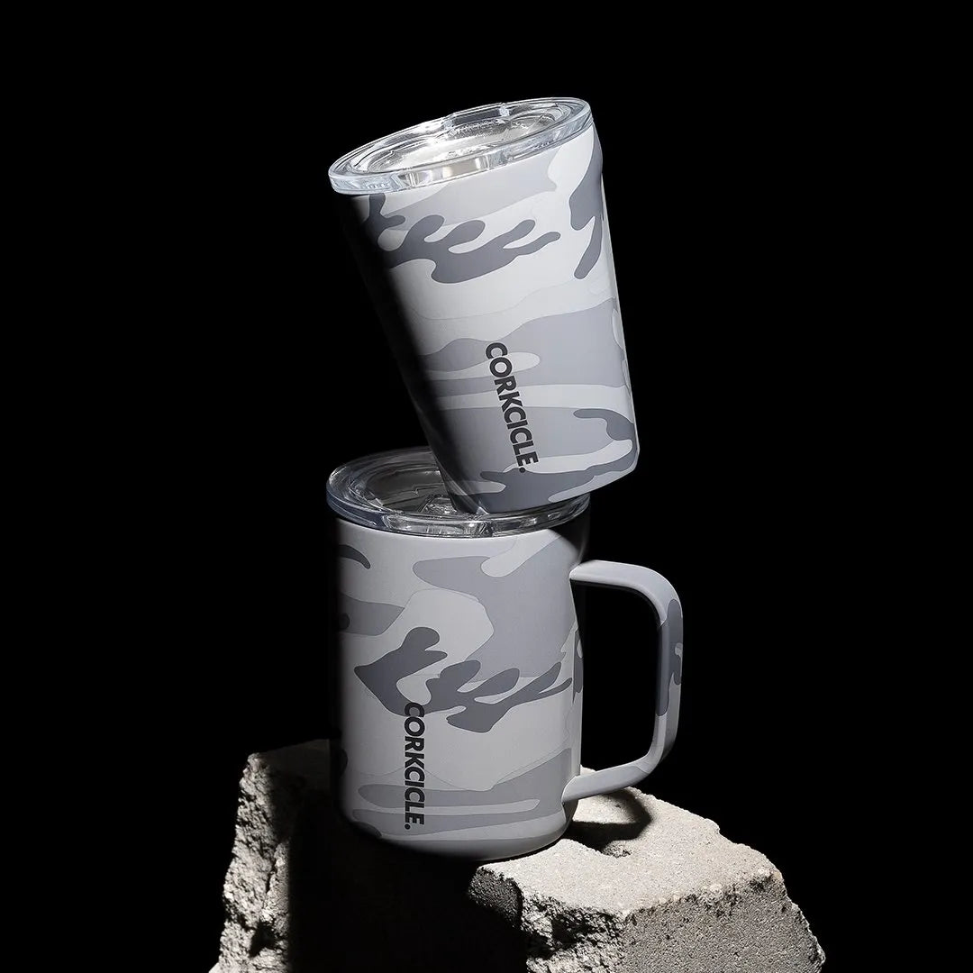 12oz TUMBLER GREY CAMO