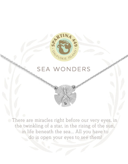 Sea La Vie Necklace Sea Wonders/Sand Dollar | Silver
