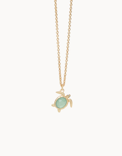 Sea La Vie Sea Turtle Necklace | Gold