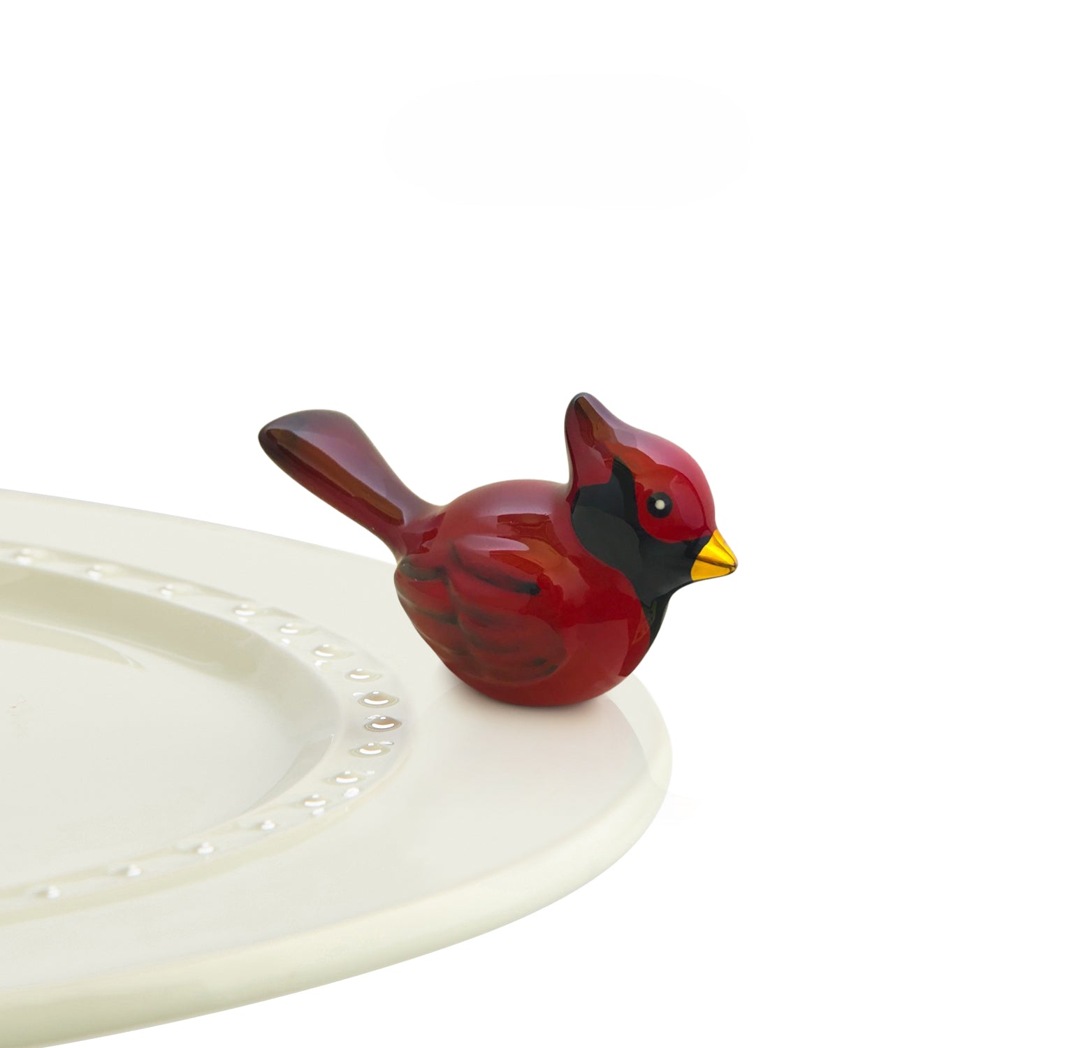 A204 Nora Fleming Winter Songbird red cardinal mini. Shop at The Painted Cottage a Maryland Boutique