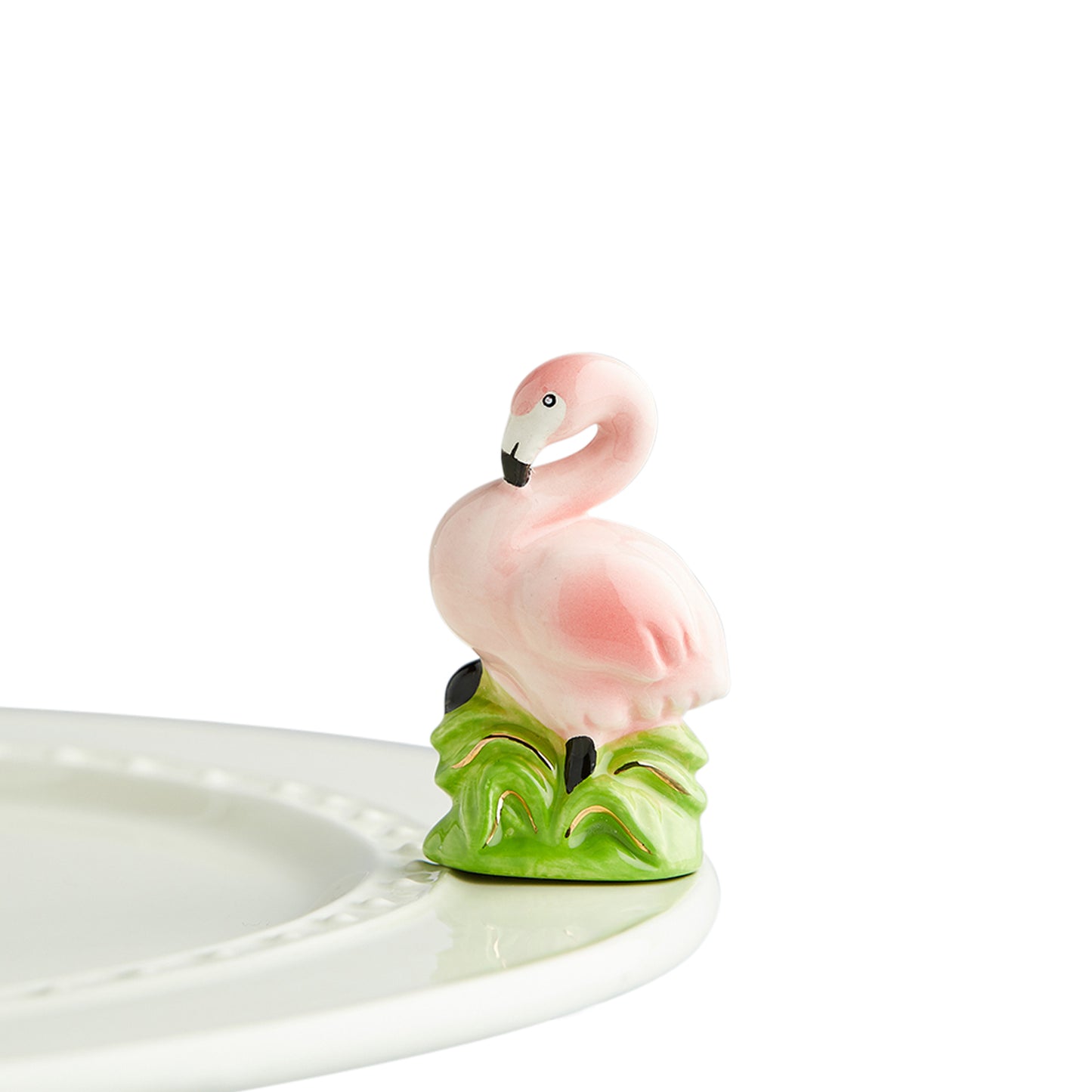 A205 Nora Fleming Tickled Pink flamingo mini. Shop at The Painted Cottage in Edgewater MD.
