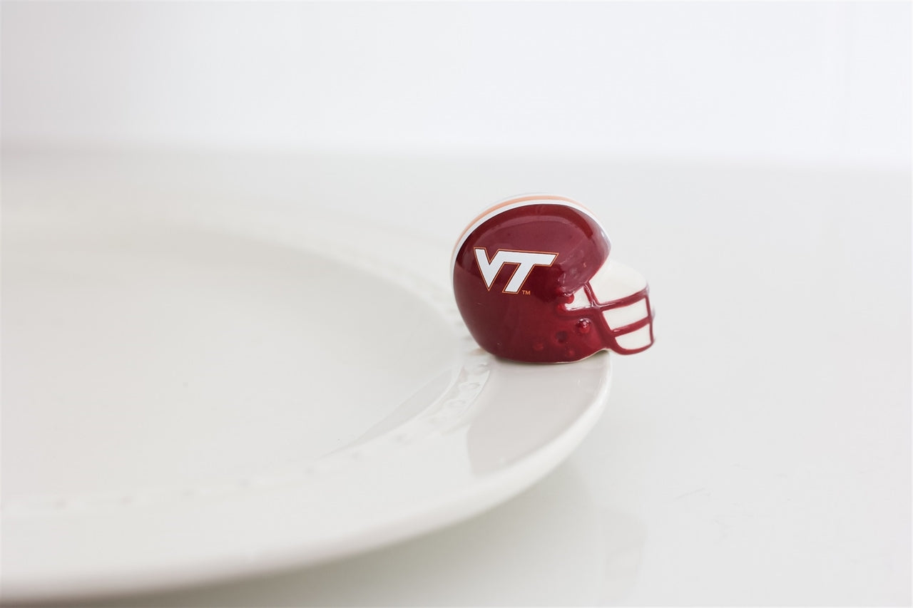 A323 Virginia Tech football helmet mini by Nora Fleming. Shop at The Painted Cottage an Annapolis boutique.