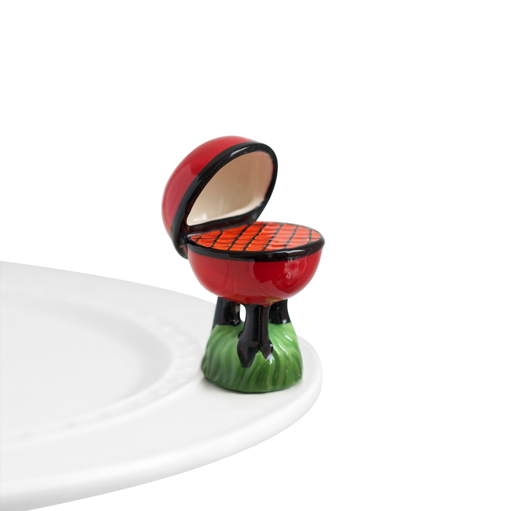 A63 Nora Fleming Hot Stuff grill mini. Shop at The Painted Cottage an Annapolis boutique.