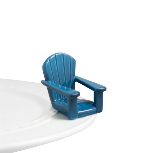 A67 Nora Fleming Chillin' Chair features blue adirondack . Shop at The Painted Cottage an Annapolis boutique.