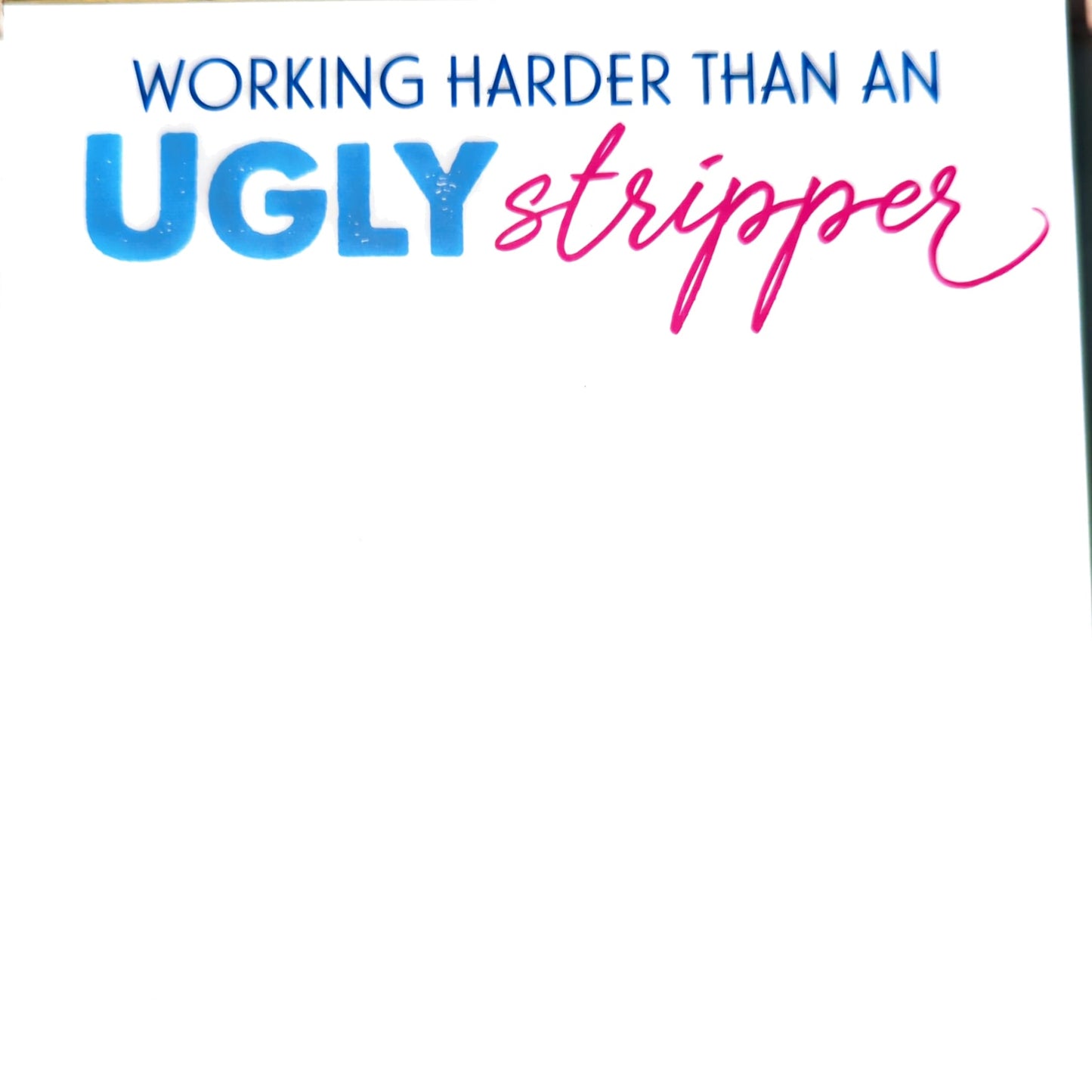 LUXE NOTEPAD | WORKING HARDER