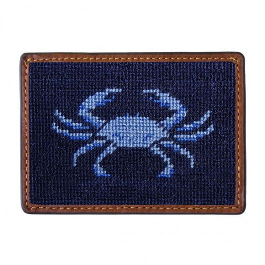 Smathers & Branson Blue Crab Card Wallet