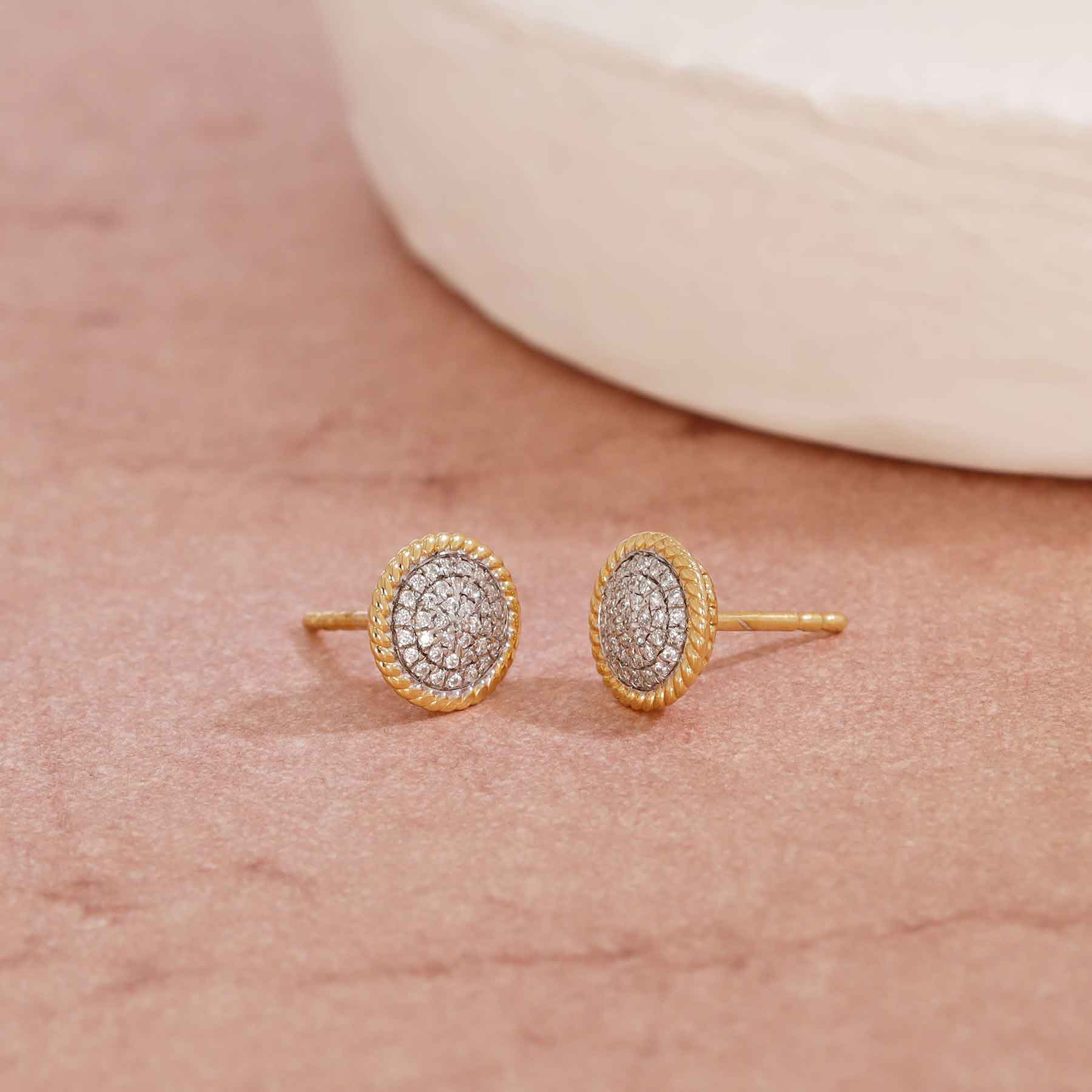 Yellow 14 Karat Gold 0.11 Carats Diamond Huggie Earrings – Murphy Pitard  Jewelers