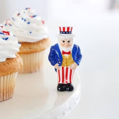 A251 Uncle Sam mini by Nora Fleming. Perfect to celebrate Independence Day. Shop at The Painted Cottage in Edgewater, MD.