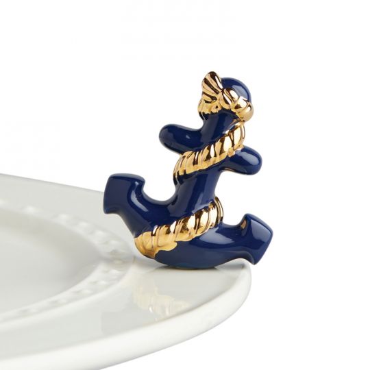 Nora Fleming Mini Anchors Aweigh A232 Shop at The Painted Cottage  in Edgewater, Maryland
