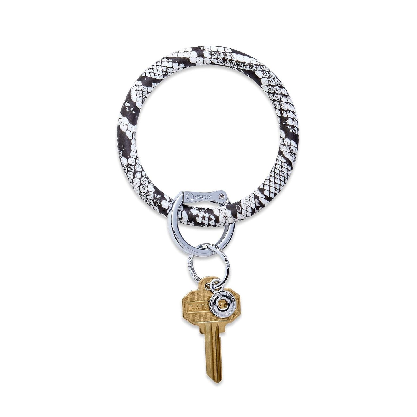 Big O Tuxedo Snakeskin Keyring Oventure PERSONAL ACCESSORIES OVENTURE-O-KEY-RING-CHAIN-13