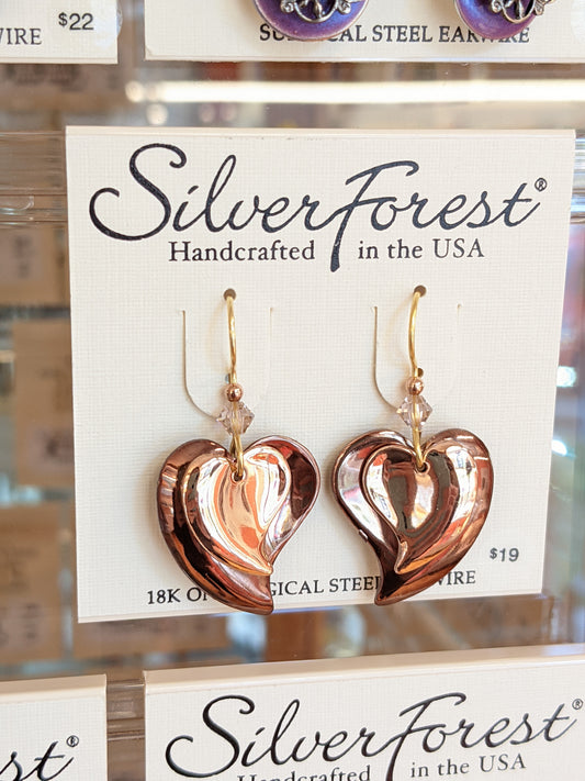 BRONZE & COPPER HEARTS SILVER FOREST Jewelry PXL_20210804_210859823