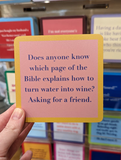 KNOW THE BIBLE COASTER