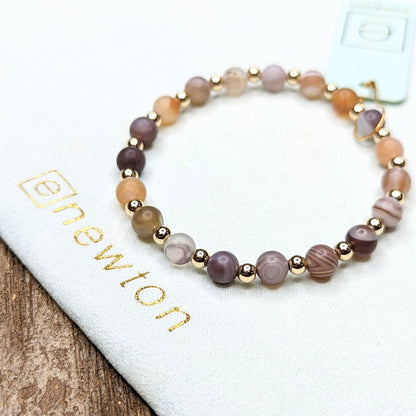 GRATEFUL BEAD 6MM BOTSWANA