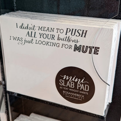 MINI SLAB PAD | PUSH BUTTONS