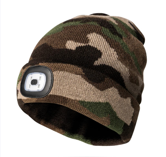 LED BEANIE WOODLAND