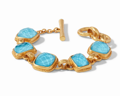 Savoy Demi Bracelet | Iridescent Pacific Blue