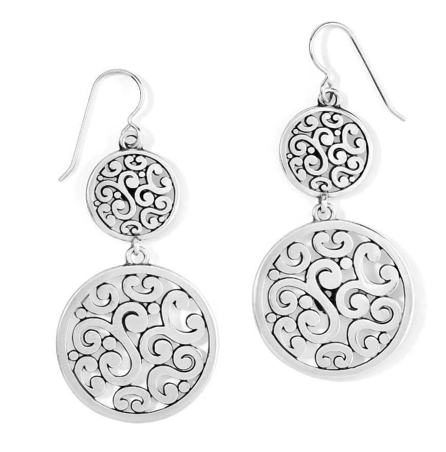 Contempo Medallion Duo French Wire Earrings BRIGHTON Jewelry Screenshot2022-06-094.38.16PM