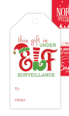 ELF/NORTH POLE GIFT TAGS