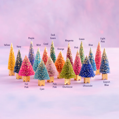 7.5" GILDED FRENCH FOREST TREE | NAVY