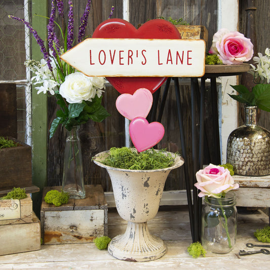 Lover's Lane Sign THE ROUND TOP COLLECTION Home V21013-02