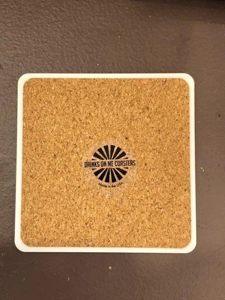 MARRIAGE DECK OF CARDS COASTER