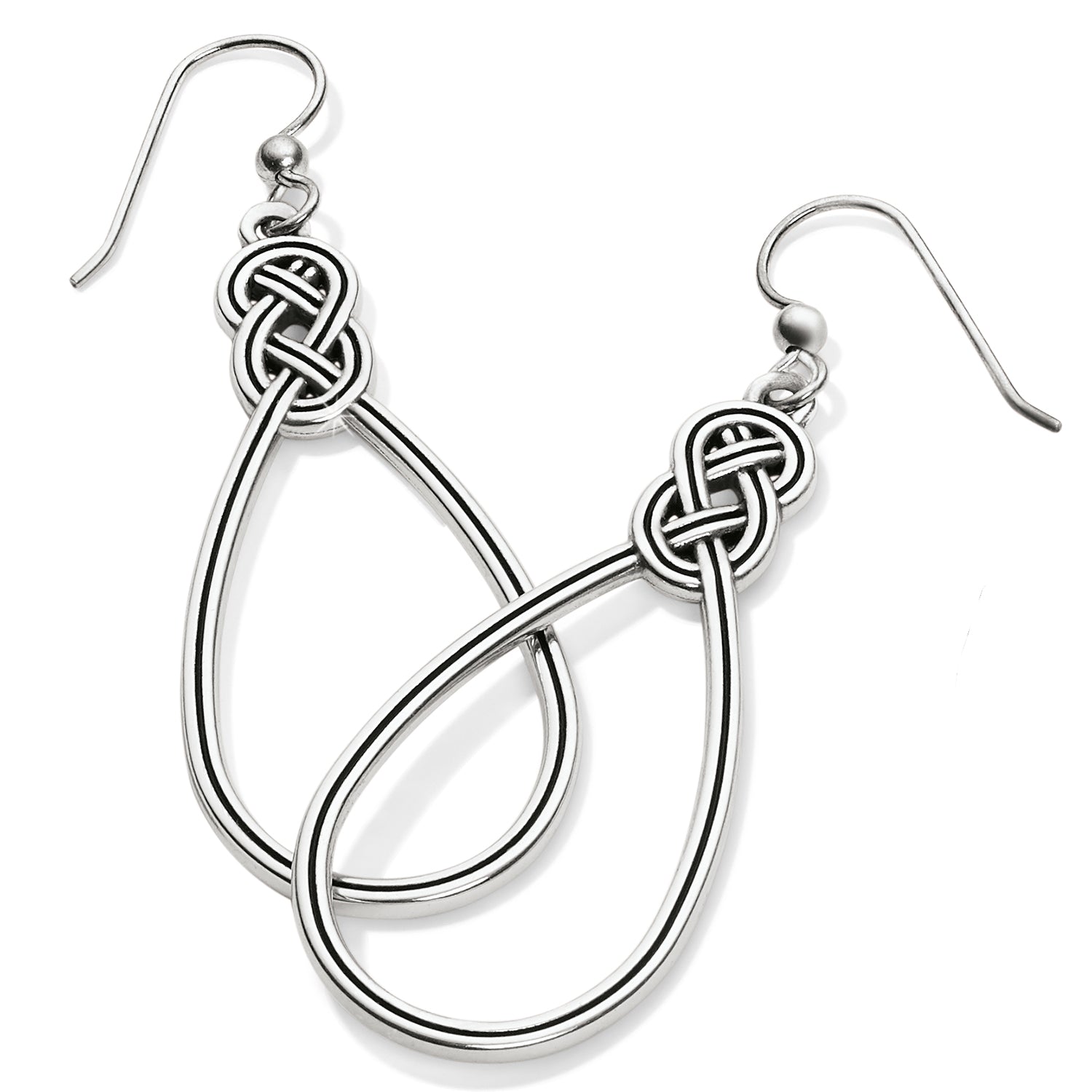 Interlok French Wire Earrings by Brighton features Celtic interlocking knot signifying love and life. Shop at The Painted Cottage in Edgewater, MD.