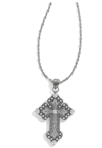 Womens Stainless Steel Greek Cross Pendant Necklace - Walmart.com