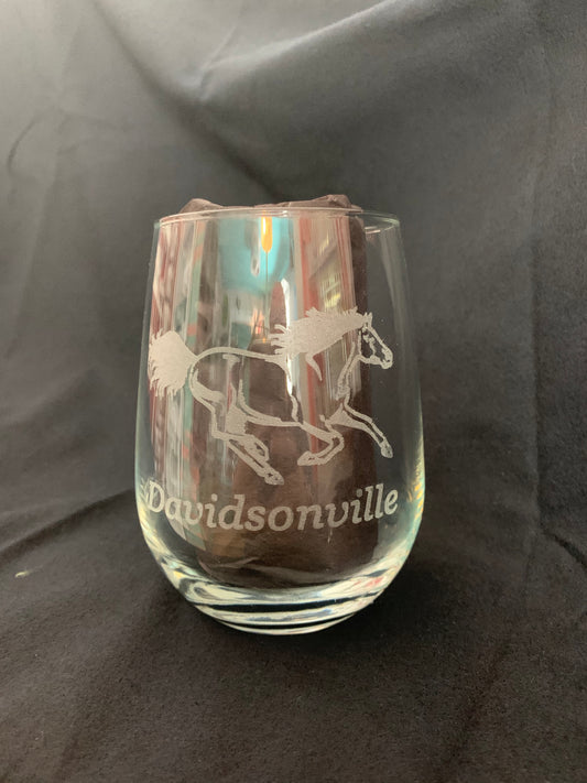 Davidsonville Stemless Wine Glass