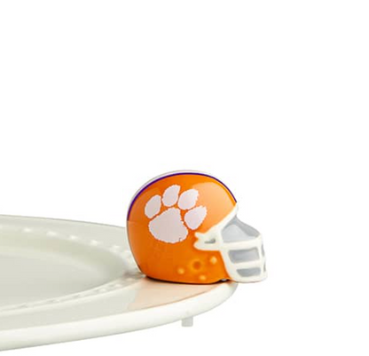 Nora Fleming Clemson Helmet. Official licensed Clemson U helmet mini. Shop at The Painted Cottage in Edgewater, MD.