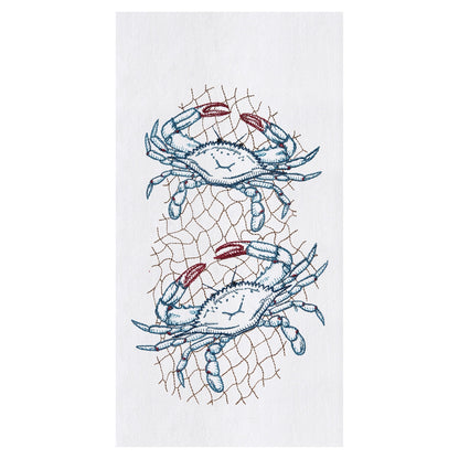 maryland blue crabs tea towel, cute gift ideas, home decor shop the painted cottage edgewater boutique store