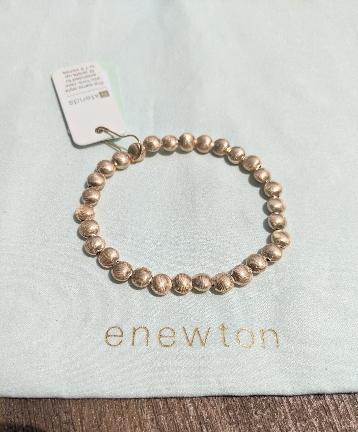 eNewton Extends Honesty Gold Bead 6mm Bracelet eNewton Jewelry enewton-BEXHONG6