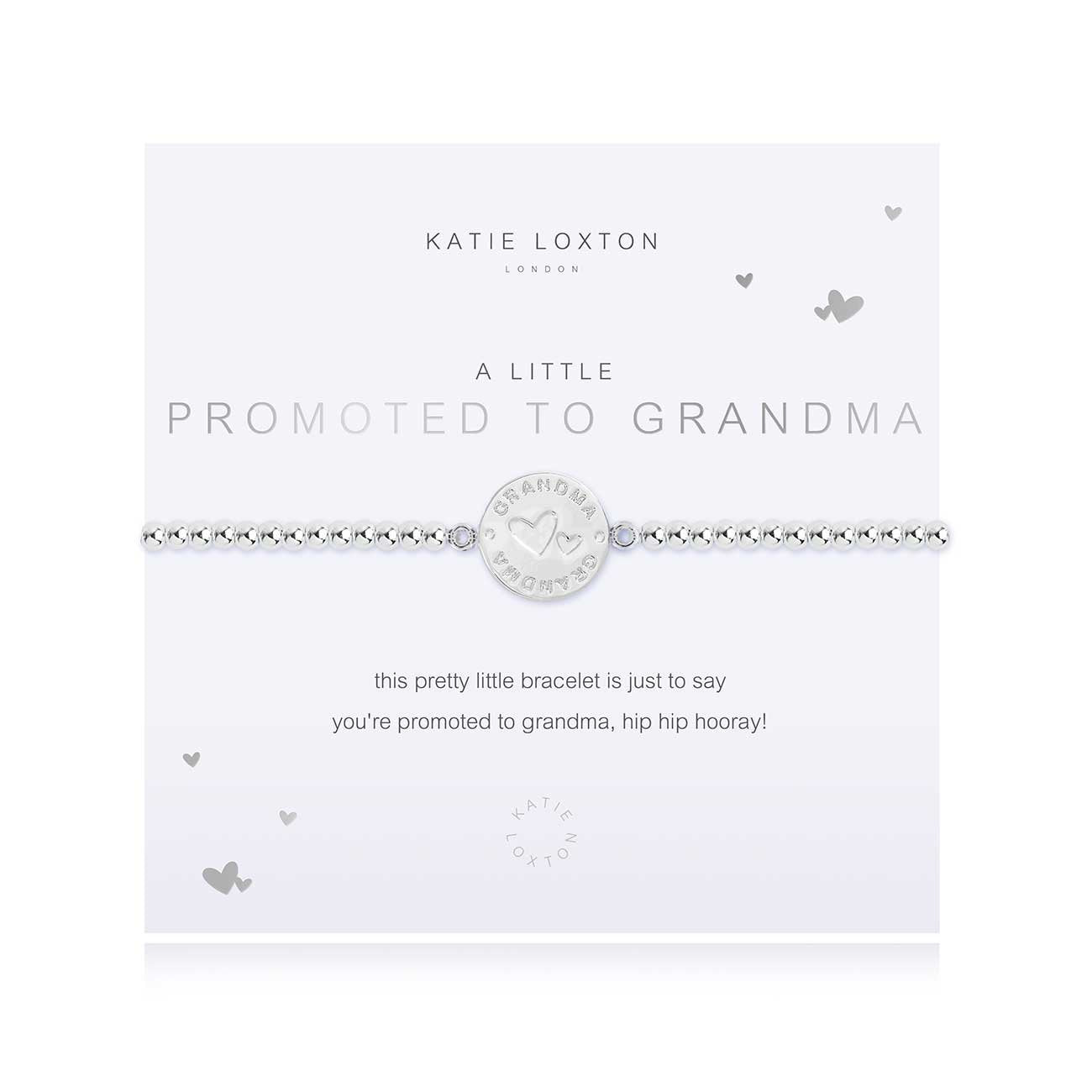 A Little 'Promoted To Grandma' Bracelet katie Loxton Jewelry grandmother-gift-announcement-ideas-annapolis-md