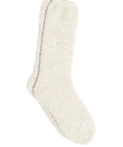 Barefoot Dreams Stone Heathered Socks