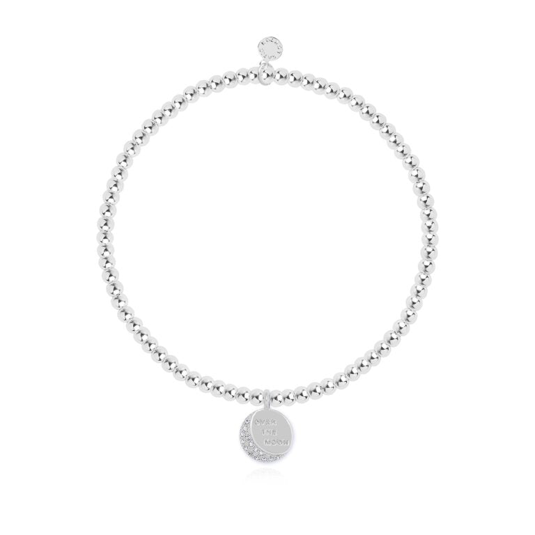 OVER THE MOON ROUND CHRM BRACELET