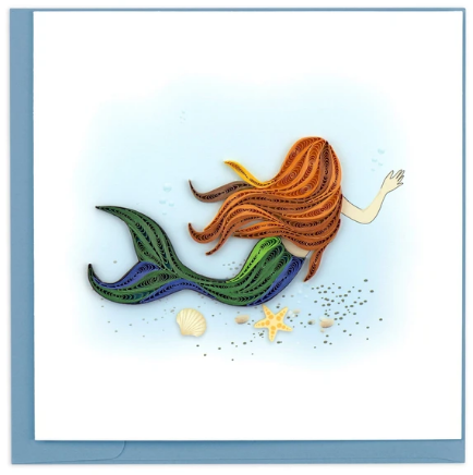 Mermaid Quill Card