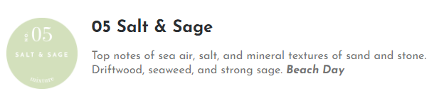 SALT & SAGE VOTIVE 2 oz