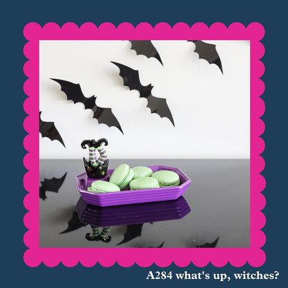 A284 What's up, Witches Mini by Nora Fleming. Shop at The Painted Cottage in Edgewater, MD.